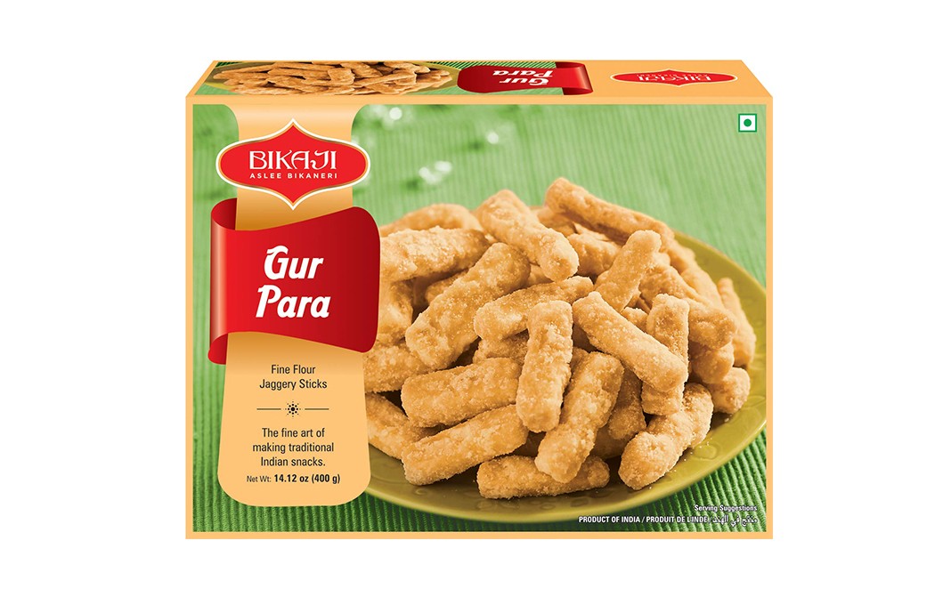 Bikaji Gur Para    Box  400 grams
